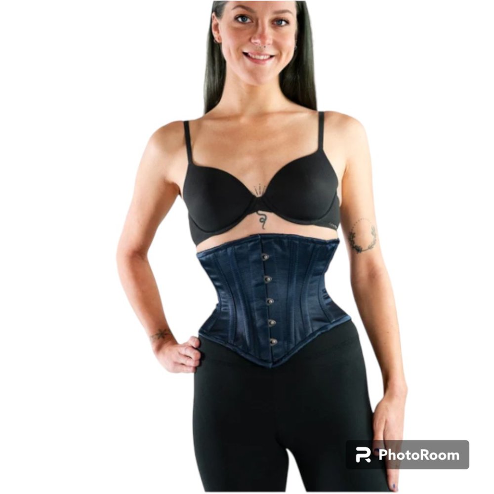 NWOT Orchard Corset Satin Hourglass Curve Waspie Underbust Corset : CS-201